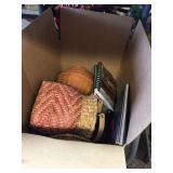 Baskets & assorted cook books