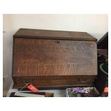 Tabletop drop front desk. 34"x19"x24"