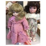 2 dolls 14" tall