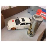 Star Wars watch in tin & model car