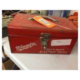 Milwaukee electric drill, assorted drill bits &