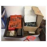 Bits, sand paper & assorted