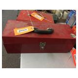 Electric angle grinder & metal box