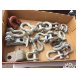 Box of assorted clevises