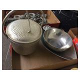 Ice bucket & assorted bowls