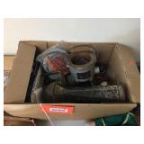Sta-warm electric heater, car horn & assorted