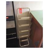 Wire basket shelving. 14"x8"x50"