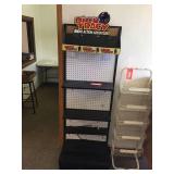 Pegboard shelving unit. 22"X11"x67"