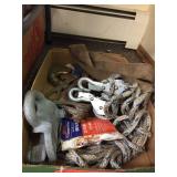 Chain, strap, rope hoist & assorted