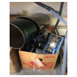 Trash bins, headlights & assorted