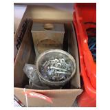 Electrical box, bolts, hardware