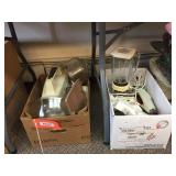 2 boxes, blender & stand mixer