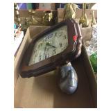 Covered duck decorators & clock