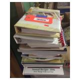 Assorted cook books