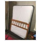 Double headboard/boxspring/mattress