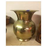 Brass spittoon 8" tall