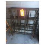 13 metal grates (spikes go in ground) 24"x30"