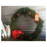 Lighted wreath 30"