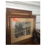 2 framed pictures