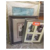 3 framed pictures