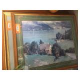 Large framed print 33"x39"