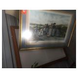 Large framed print 32"x43" / dry erase board