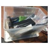 Small tote - WITH COVER with garbage bags and