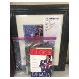 Olympic picture autographed by Bruce jenner/books