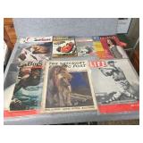 Life magazines & assorted