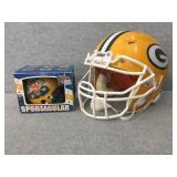 Full size Schutt helmet & desktop mini helmet