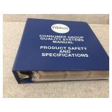 3 Ring binder of football trading cards