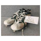 Football cleats signed by Ahman Green