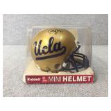 Mini UCLA helmet w/signature