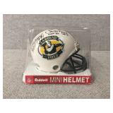 Mini Lambeau Field helmet signed by Stenerud,