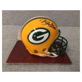 Mini Packer helmet signed by Bernardo Harris