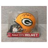 Mini Packer helmet signed by Nick Perry