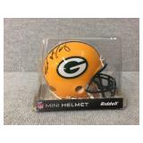 Mini Packer helmet signed by Mike McCarthy
