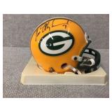 Mini Packer helmet signed by Don Majkowski