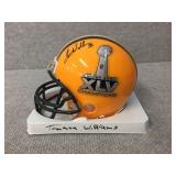 Mini Packer helmet signed by Tramon Williams