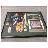 Framed autographed Nitschke picture 16x12