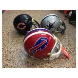 3 Youth helmets