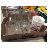 Blatz, Schlitz, Pabst & other glasses & mugs
