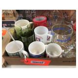 Assorted glasses & cups