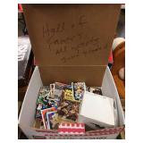 Football trading cards of Hall of Famers