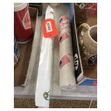 Go Pack banner & Tiger Woods Buick poster