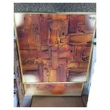 2 framed oil relief paintings by Jeanette