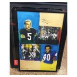 Touchdown Sunday stretched canvas signed by Gale