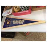 Milwaukee Brewers penant clock - missing hands