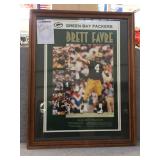 Autographed Brett Favre 1995 MVP Season framed
