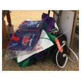 Duffle bags, purses, asst bags